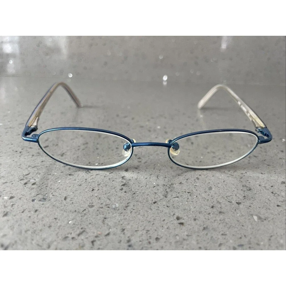 Barbie Eyewear B320 44-17-120 Metal Full Rim Eyeglasses Frames ONLY Blueberry